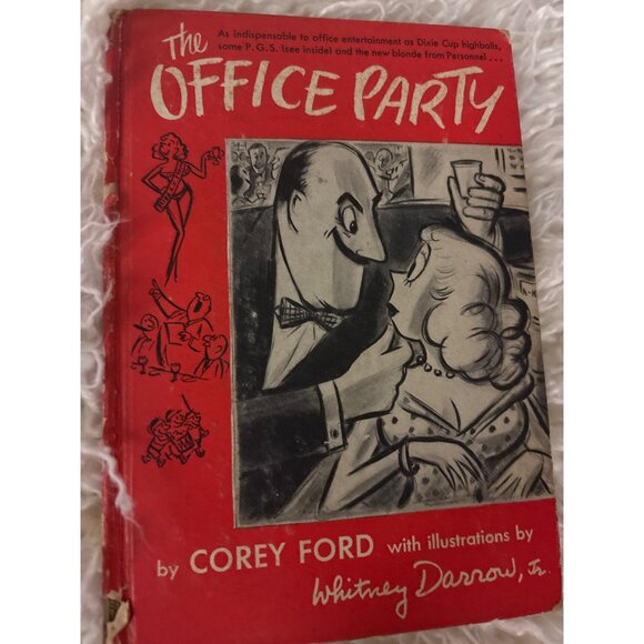 The Office Party Book Corey Ford Ill Whitney Darrow Jr. Vintage 1951 Hardcover - Picture 2 of 12